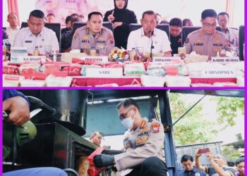 Polda Jatim Tegaskan Perang Terhadap Narkoba: 5,7 Juta Butir Narkotika Dimusnahkan, 3.022 Kasus Diungkap