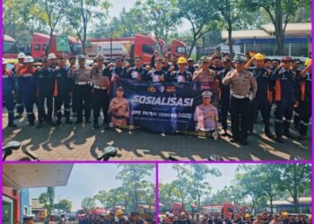 Ops Patuh Semeru 2025: Polres Tanjung Perak Sosialisasi Tertib Lalu Lintas di Patra Niaga Depo Pertamina