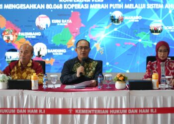 Lampaui Target Presiden, Kemenkum Sahkan 80.068 Koperasi Merah Putih Melalui Sistem AHU Online