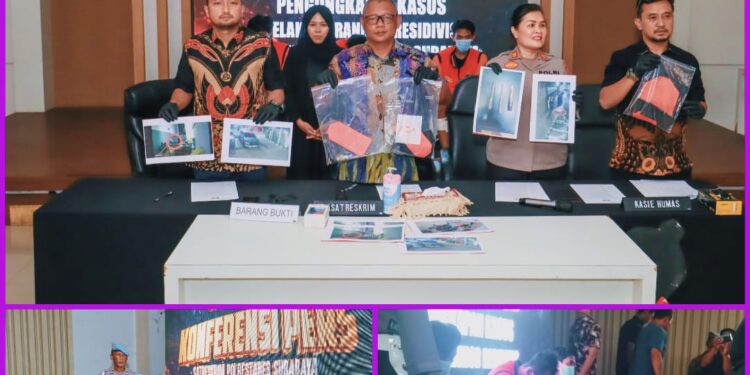 Tiga Pelaku Komplotan Curanmor Surabaya, Polisi Berikan Tindakan Tegas Terukur di Bagian Kakinya