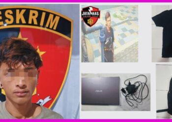 Satreskrim Polres Tanjung Perak Amankan Pelaku Spesialis Pembobol Toko Klinik Kecantikan di Surabaya