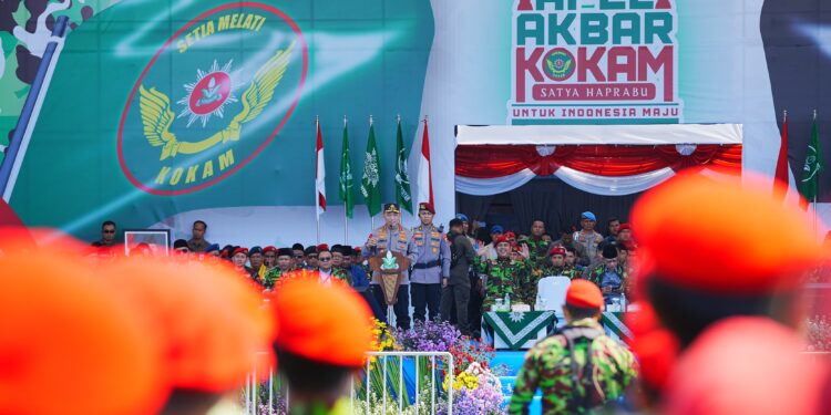 Kapolri Pimpin Apel Akbar Kokam, Perkuat Sinergitas Dukung Program Pemerintah