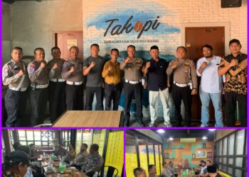 Polantas Menyapa : Polres Pelabuhan Tanjung Perak Ajak Komunitas Forum Komunitas Pelabuhan Roro Jadi Pelopor Tertib Berlalu Lintas