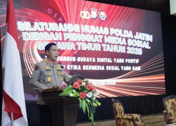 Polda Jatim Gandeng Pegiat Media Sosial Bangun Budaya Digital Positif