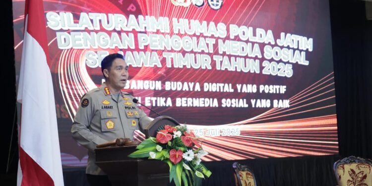 Polda Jatim Gandeng Pegiat Media Sosial Bangun Budaya Digital Positif