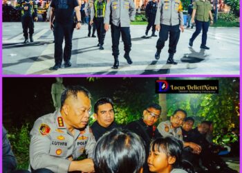 Harkamtibmas, Kapolrestabes Surabaya Pimpin Patroli Skala Besar Tiga Pilar Hingga Dini Hari