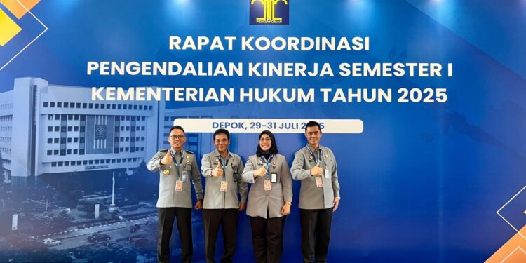 Kementerian Hukum Gelar Rakor Pengendalian Kinerja Semester I 2025, Kanwil Kemenkum Bali Dorong Strategi Kinerja Efektif Untuk Semester II