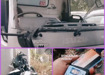 Mengejutkan Pengguna Jalan Seorang Jurnalis Surabaya Adu Banteng Dengan Truk Box: Begini Kronologi Nya