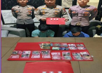 Unit Patroli Perintis Presisi Polres Tanjung Perak Amankan Dua Pemuda Pembawa Sabu Saat Cegah Tawuran