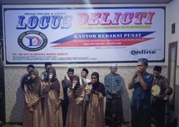 Pengajian Dan Sholawatan Rutin DI Kantor Redaksi Media Locusdeluctinews.com