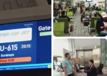 Puluhan Penumpang Pesawat Super Air Jet IU-165 Dari Bandara Sepinggan Balikpapan Tujuan Bandara Internasional Juanda Surabaya Pada Marah Dan Komplain Kepada Maskapai Super Air Jet