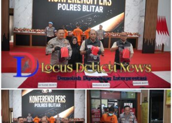 Gerak Cepat Polres Blitar Berhasil Amankan 9 Tersangka Kasus Pengeroyokan