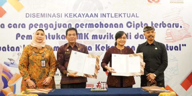 Diseminasi Kekayaan Intelektual Dorong Pertumbuhan Ekonomi Kreatif Berbasis Hak Cipta di Bali