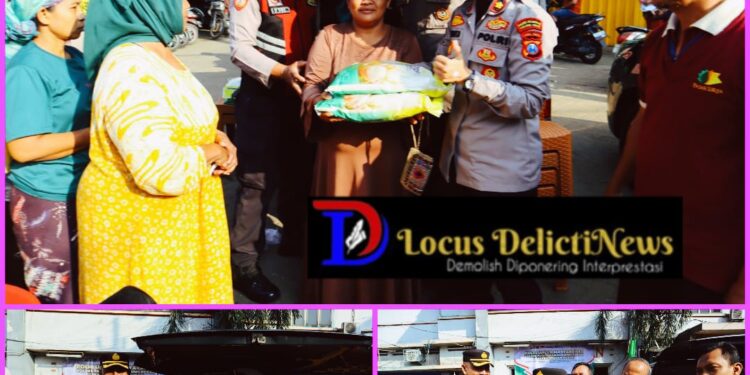 Gerakan Pangan Murah: Polres Tanjung Perak Sukses Salurkan Beras di Lima Titik”
