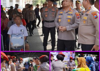 Gerakan Pangan Murah :Komitmen Polrestabes Surabaya Stabilkan Harga dan Menjamin Ketersedian Pangan