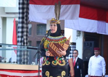 Bersatu Berdaulat, Rakyat Sejahtera, Indonesia Maju : Kanwil Kemenkum Bali Rayakan HUT ke-80 RI