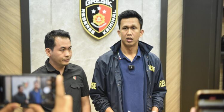 Polisi Amankan Tersangka Pencabulan Anak Dibawah Umur di Gresik