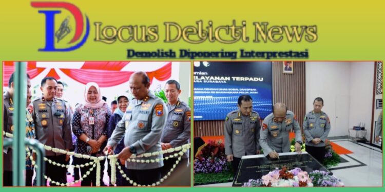 Kapolda Jatim Resmikan Instalasi Pusat Pelayanan Terpadu RS Bhayangkara Surabaya