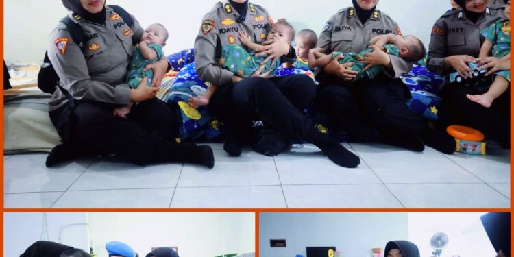 Sambut Hari Jadi Polwan ke -77 Polda Jatim Gelar Baksos di Griya Yatim