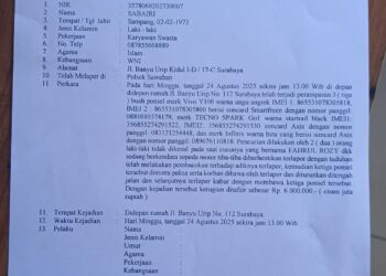 Kakek Korban Tak Terima Lapor ke Polsek Sawahan, Tiga Remaja Asal Banyu Urip Kidul Jadi Korban Perampasan 3 HP
