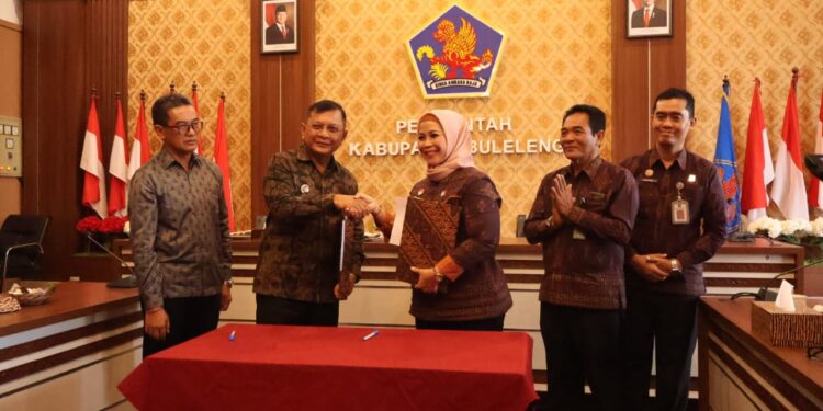 Sinergi Kanwil Kemenkum Bali dengan Pemkab Buleleng: Dorong Akses Pembentukan Posbankum dan Pelayanan Hukum, KI dan AHU