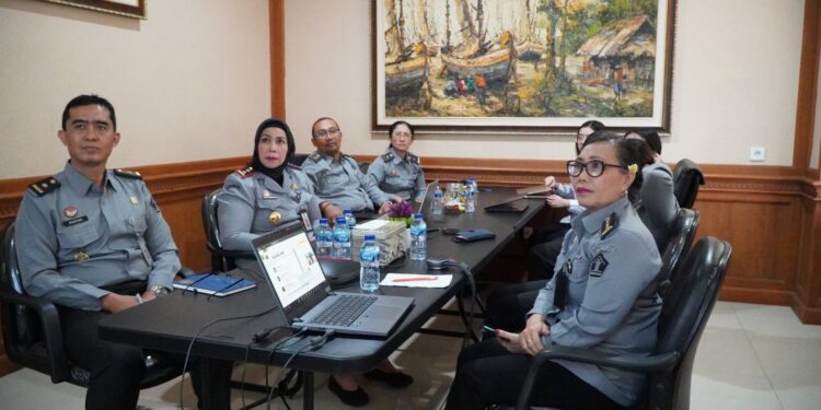 Kanwil Kemenkum Bali Ikuti Pemaparan Modul Pembinaan dan Pengelolaan JDIH