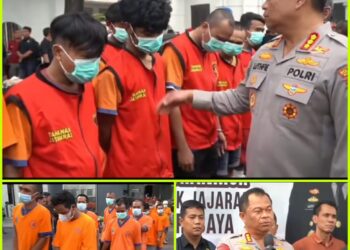 Polrestabes Surabaya Ringkus 49 Pelaku Kejahatan Jalanan Curanmor
