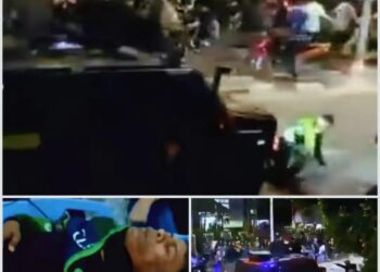 Driver Ojek Online Terkapar Bersimbah Darah. Terlindas Kendaraan Rantis Brimob