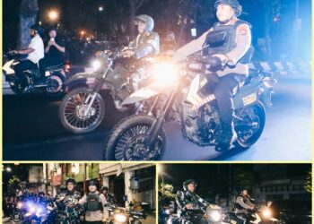 Ciptakan Rasa Aman, Polres Pelabuhan Tanjung Perak Gelar Patroli Gabungan TNI-Polri