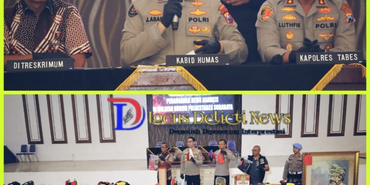 Polda Jatim Ungkap Fakta Kerusuhan di Surabaya Amankan 315 orang Tetapkan 33 Tersangka