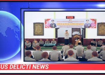 Teladani Akhlak Rasulullah, SPN Polda Jatim Gelar Peringatan Maulid Nabi