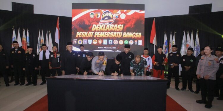 Kapolres Madiun Apresiasi Pesilat Gelar Deklarasi Pemersatu Bangsa