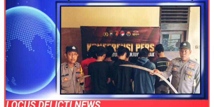 Polres Tanjung Perak Amankan Remaja Kelompok Gangster SSTB dan All Star yang Terlibat Bentrokan di Kalilom Lor Surabaya
