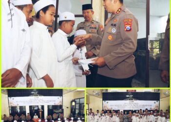 Doa Bersama Serta Santunan Anak Yatim Warnai Peringatan Maulid Nabi Muhammad SAW 1447 H di Polres Pelabuhan Tanjung Perak