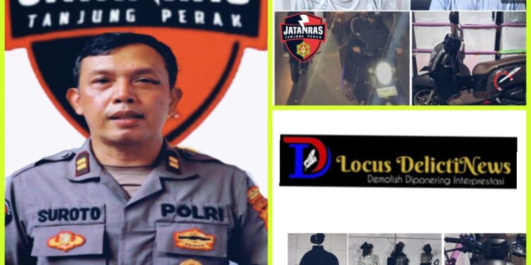 Polres Pelabuhan Tanjung Perak Tetapkan Empat Remaja Tersangka Tawuran di Jalan Kalilom Lor