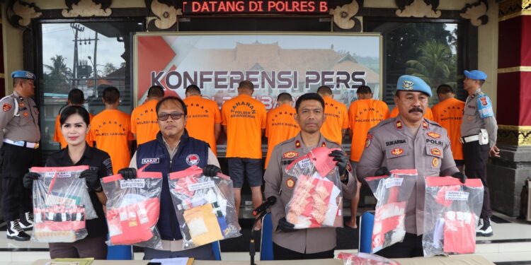 Komitmen Tanpa Kompromi, Polres Badung Bongkar 9 Kasus Narkoba dalam Sebulan