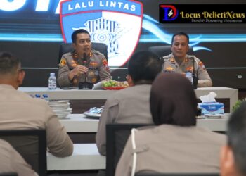 Peringati HUT Lalu Lintas Bhayangkara ke-70, Kapolres Pelabuhan Tanjung Perak Ajak Jajaran Refleksi Diri dan Tingkatkan Pelayanan Humanis