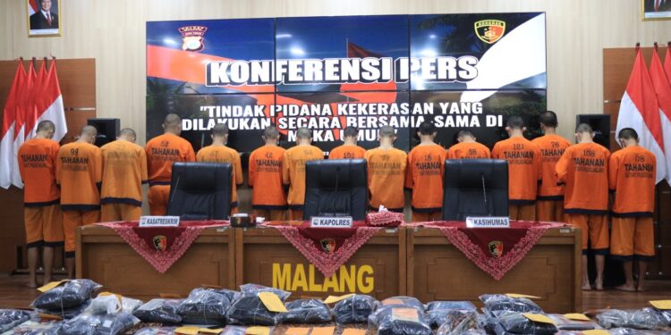 Polres Malang Tetapkan 21 Tersangka Perusakan Kantor Polisi, 6 Diantaranya ABH