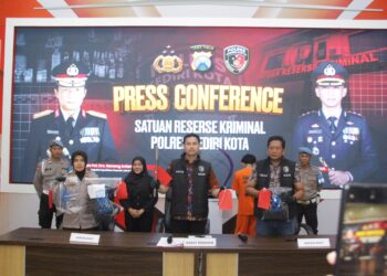 Polres Kediri Kota Amankan Lima Tersangka Pengeroyokan 2 Diantaranya ABH