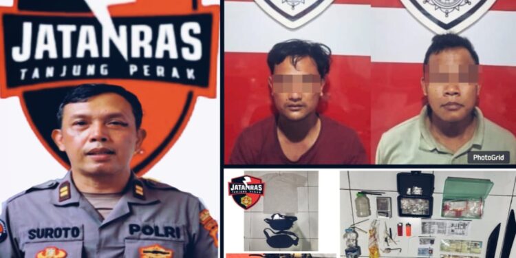 Aksi Curanmor Terbongkar Berkat CCTV, Dua Residivis Kembali Diamankan Satreskrim Polres Pelabuhan Tanjung Perak