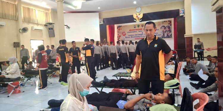 Misi Kemanusiaan SPN Polda Jatim Kumpulkan 170 Kantong Darah Wujudkan Program Kampus Sehat
