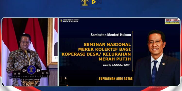 Kanwil Kementerian Hukum Bali Ikuti Seminar Nasional dan Penandatanganan PKS tentang Merek Kolektif Produk Koperasi