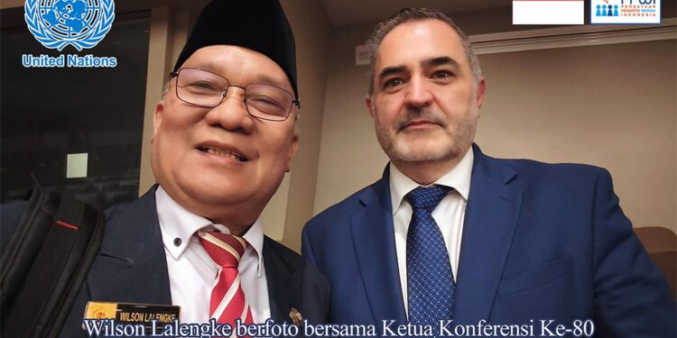 Ketua Konferensi Ke-80 Komite Keempat PBB Berikan Komentar atas Pidato Wilson Lalengke