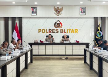 Cegah Tindak Kejahatan Polres Blitar Laksanakan Operasi Sikat Semeru 2025