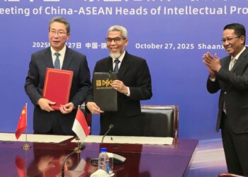 Galang Dukungan Inisiasi Indonesia Tentang Royalti, Menkum Supratman Bertemu Perwakilan China-Asean di Xi’an, China