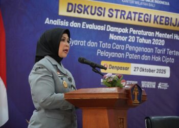 Kanwil Kemenkum Bali Dorong Penguatan Ekosistem Inovasi Melalui Evaluasi Kebijakan Tarif Paten dan Hak Cipta