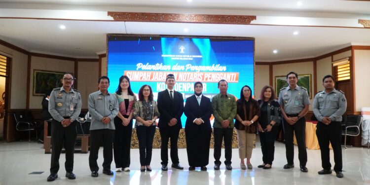 Pelantikan Notaris Pengganti Denpasar, Kakanwil Tekankan Profesionalisme Dan Integritas Jabatan