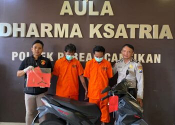 Komplotan Pencuri Motor Toko Listrik Jagalan Surabaya Diringkus Polsek Pabean Cantikan, Satu Pelaku Sempat Buron