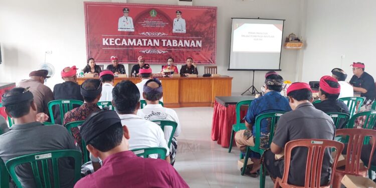 Dorong Akses Keadilan Merata, Kanwil Kemenkum Bali Sosialisasikan Posbankum Di Tabanan