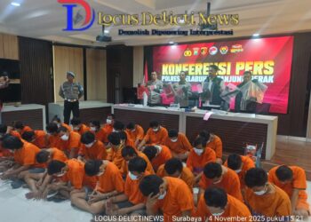 Operasi Sikat Semeru 2025 Polres Pelabuhan Tanjung Perak Gulung 54 Tersangka Dari 38 TKP